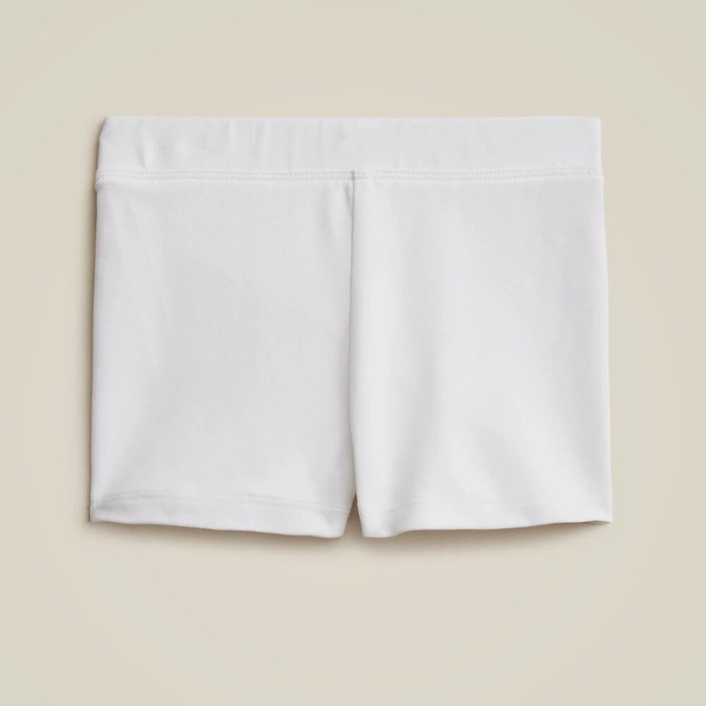J.Crew Crewcuts Girls White Tumble Bike Shorts